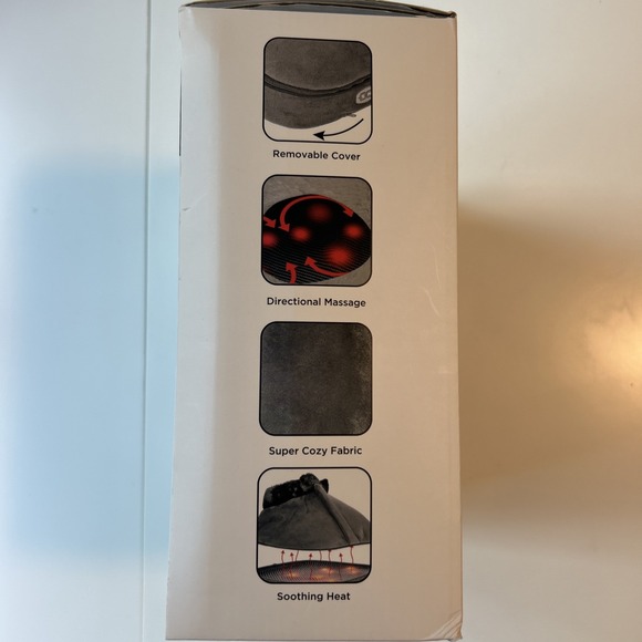 Trakk Shiatsu Foot Back Heating Massager Dual Purpose Vibration Massage NEW - Picture 3 of 6